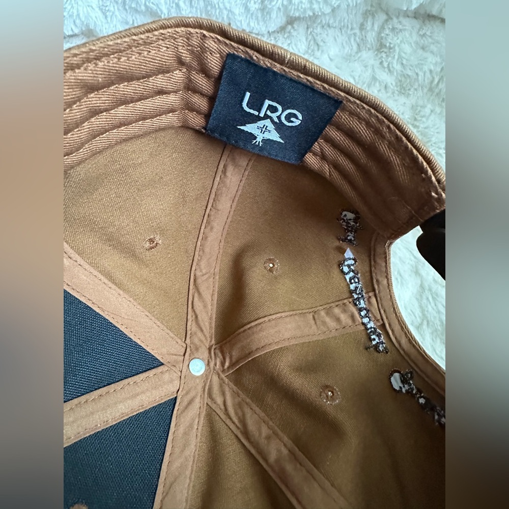 LRG‎ Tan Cap with Black Logo - Picture 5 of 6